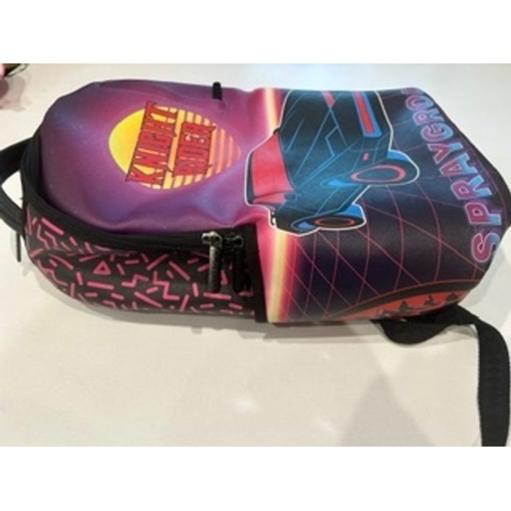 Sprayground x Knight Rider Limited Edition Retro Synthwave Backpack KITT 80s - Picture 3 of 8